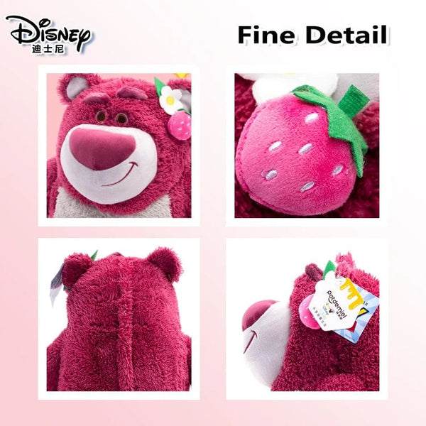 Planet Gates Disney Toy Story 4 Lotso Kawaii Strawberry Bear Stuffed Toys Cartoon&Cute The Bear Plush Dolls Birthday Gift For Kids Girlfriend