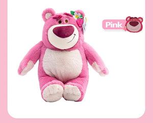 Planet Gates Disney Toy Story 4 Lotso Kawaii Strawberry Bear Stuffed Toys Cartoon&Cute The Bear Plush Dolls Birthday Gift For Kids Girlfriend