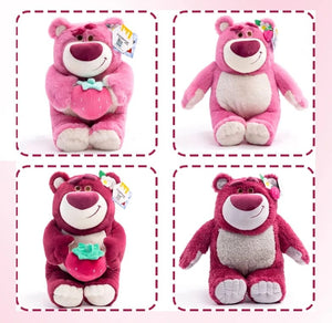 Planet Gates Disney Toy Story 4 Lotso Kawaii Strawberry Bear Stuffed Toys Cartoon&Cute The Bear Plush Dolls Birthday Gift For Kids Girlfriend