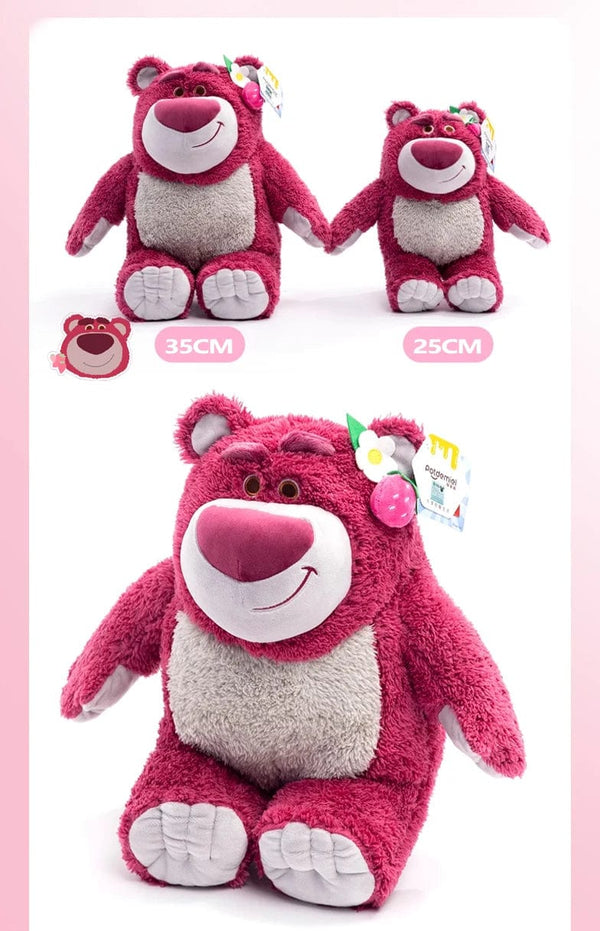 Planet Gates Disney Toy Story 4 Lotso Kawaii Strawberry Bear Stuffed Toys Cartoon&Cute The Bear Plush Dolls Birthday Gift For Kids Girlfriend
