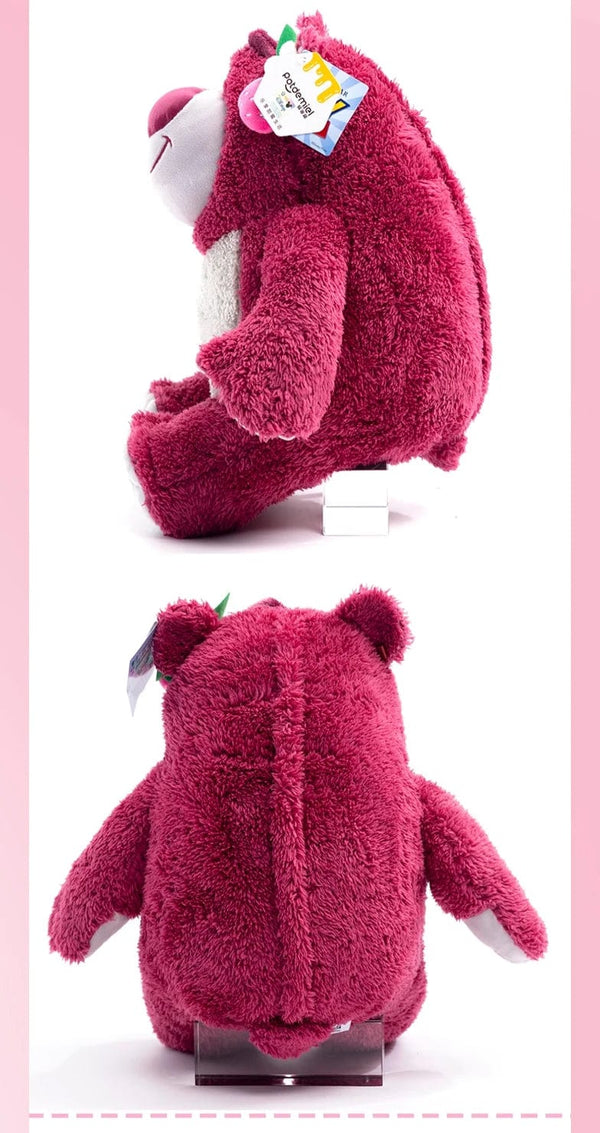 Planet Gates Disney Toy Story 4 Lotso Kawaii Strawberry Bear Stuffed Toys Cartoon&Cute The Bear Plush Dolls Birthday Gift For Kids Girlfriend
