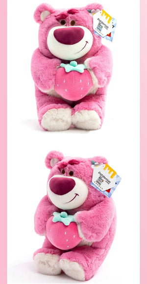Planet Gates Disney Toy Story 4 Lotso Kawaii Strawberry Bear Stuffed Toys Cartoon&Cute The Bear Plush Dolls Birthday Gift For Kids Girlfriend
