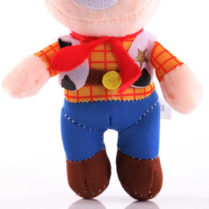 Planet Gates Disney Toy Story 4 Woody Jessie Buzz Lightyear Plush Toy Cartoon Anime Stuffed Woody Dolls Keychain Bag Pendant Kids Xmas Gifts