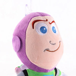 Planet Gates Disney Toy Story 4 Woody Jessie Buzz Lightyear Plush Toy Cartoon Anime Stuffed Woody Dolls Keychain Bag Pendant Kids Xmas Gifts