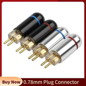 Planet Gates DIY 2 Pin 0.78mm Plug Audio Connector Headphone Terminal For Soldering W4R UM3X UE18 JH16 ES3 Earphones Consumer Electronics