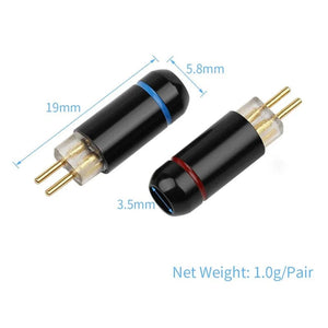 Planet Gates DIY 2 Pin 0.78mm Plug Audio Connector Headphone Terminal For Soldering W4R UM3X UE18 JH16 ES3 Earphones Consumer Electronics