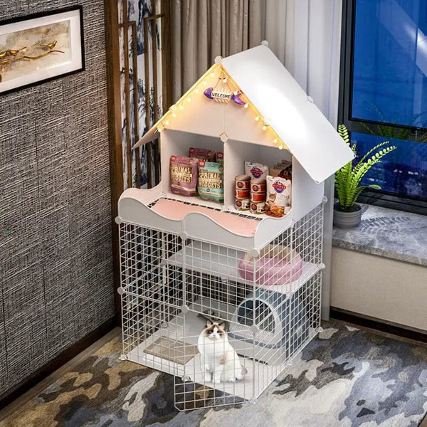 Planet Gates DIY Animal Cage Foldable Pet Dogs Playpen Crate Fence Puppy Kennel House Exercise Training Cage Puppy Kitten Space Dog Supplie