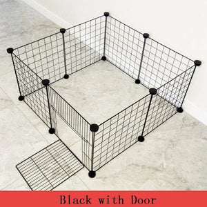Planet Gates DIY Animal Cage Foldable Pet Dogs Playpen Crate Fence Puppy Kennel House Exercise Training Cage Puppy Kitten Space Dog Supplie