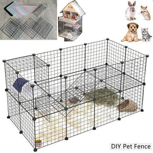 Planet Gates DIY Animal Cage Foldable Pet Dogs Playpen Crate Fence Puppy Kennel House Exercise Training Cage Puppy Kitten Space Dog Supplie