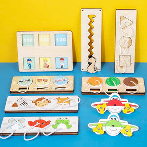 Planet Gates DIY Busy Board Accessories Montessori Education Wooden Toy Cognitive Training Infant Early Education Skills Learning Wooden Game