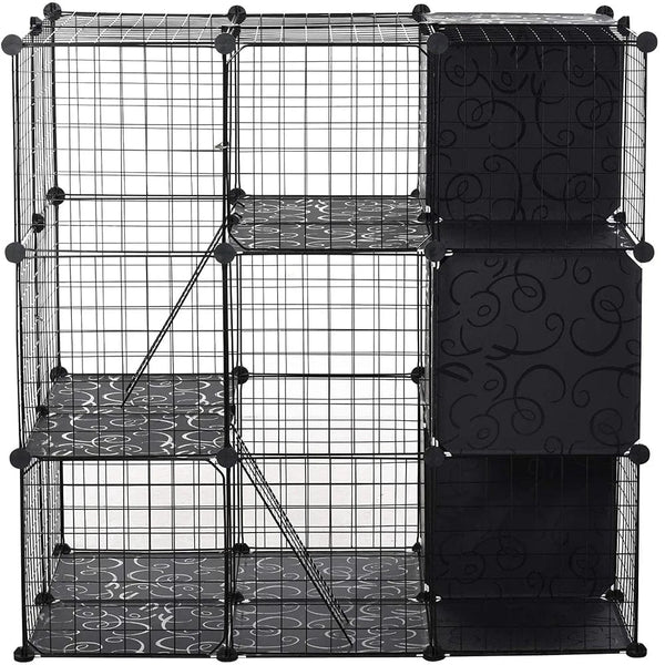 Planet Gates DIY  Dog Fences Animal Cat Crate Cave Pet Playpen Multi-functional Sleeping Playing Kennel Rabbits Guinea Pig Cage Dog House