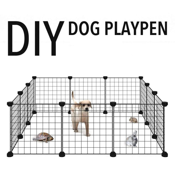 Planet Gates DIY  Dog Fences Animal Cat Crate Cave Pet Playpen Multi-functional Sleeping Playing Kennel Rabbits Guinea Pig Cage Dog House