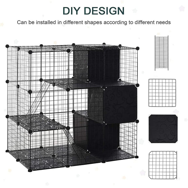 Planet Gates DIY  Dog Fences Animal Cat Crate Cave Pet Playpen Multi-functional Sleeping Playing Kennel Rabbits Guinea Pig Cage Dog House