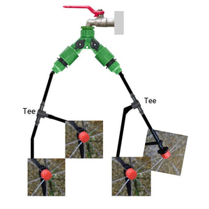 Planet Gates DIY Drip Irrigation System Automatic Watering Garden Hose Micro Drip Watering Kits with Adjustable Drippers Gardening Tool Kit