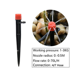 Planet Gates DIY Drip Irrigation System Automatic Watering Kit Irrigation Timer Garden Hose Adjustable Dripper Garden Tool Set