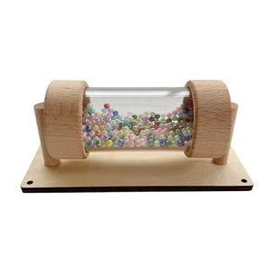 Planet Gates DIY Montessori Busy Board Wooden Accessories Hand Pulled Wheel Gear Drum Car Board Castle Early Educational Toy For Childre Gift