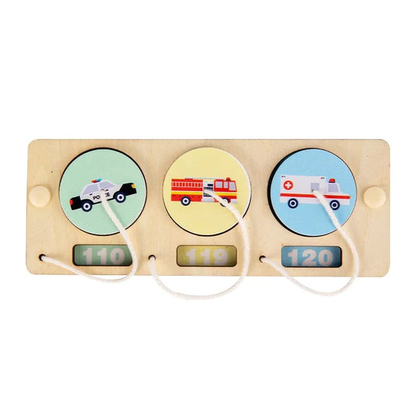 Planet Gates DIY Montessori Busy Board Wooden Accessories Hand Pulled Wheel Gear Drum Car Board Castle Early Educational Toy For Childre Gift