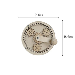 Planet Gates DIY Montessori Busy Board Wooden Accessories Hand Pulled Wheel Gear Drum Car Board Castle Early Educational Toy For Childre Gift