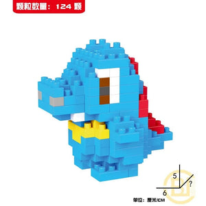 Planet Gates DIY Pokemon Blocks Small Cartoon Mini Building Block Pikachu Charizard Eevee Mewtwo Anime Assemble Action Model Dolls Toys