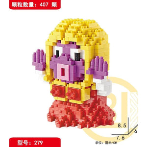 Planet Gates DIY Pokemon Blocks Small Cartoon Mini Building Block Pikachu Charizard Eevee Mewtwo Anime Assemble Action Model Dolls Toys