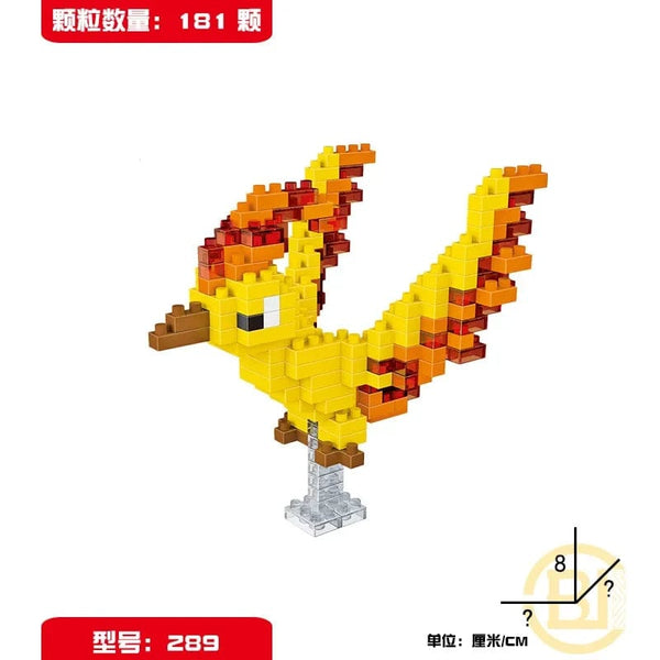 Planet Gates DIY Pokemon Blocks Small Cartoon Mini Building Block Pikachu Charizard Eevee Mewtwo Anime Assemble Action Model Dolls Toys