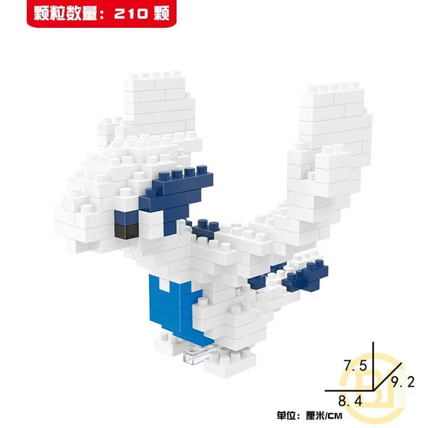 Planet Gates DIY Pokemon Blocks Small Cartoon Mini Building Block Pikachu Charizard Eevee Mewtwo Anime Assemble Action Model Dolls Toys