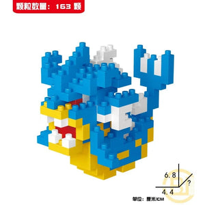 Planet Gates DIY Pokemon Blocks Small Cartoon Mini Building Block Pikachu Charizard Eevee Mewtwo Anime Assemble Action Model Dolls Toys