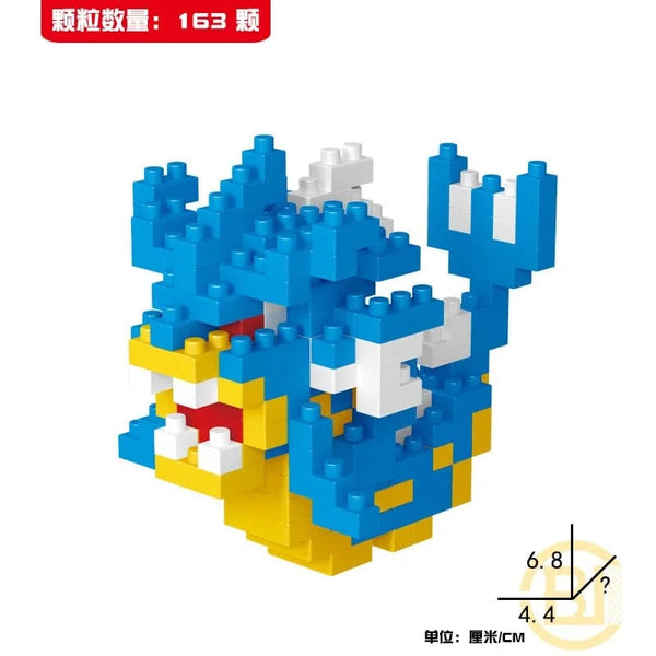 Planet Gates DIY Pokemon Blocks Small Cartoon Mini Building Block Pikachu Charizard Eevee Mewtwo Anime Assemble Action Model Dolls Toys