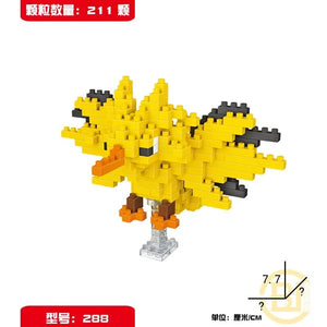 Planet Gates DIY Pokemon Blocks Small Cartoon Mini Building Block Pikachu Charizard Eevee Mewtwo Anime Assemble Action Model Dolls Toys