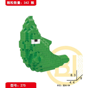 Planet Gates DIY Pokemon Blocks Small Cartoon Mini Building Block Pikachu Charizard Eevee Mewtwo Anime Assemble Action Model Dolls Toys