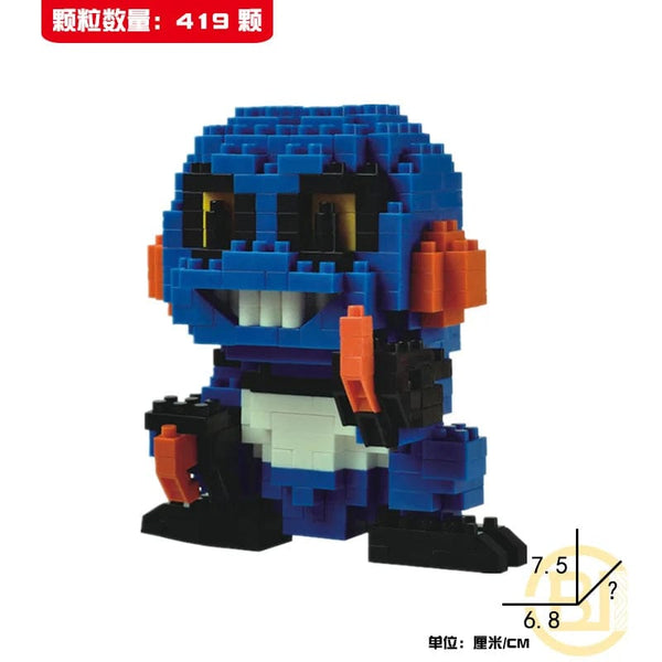 Planet Gates DIY Pokemon Blocks Small Cartoon Mini Building Block Pikachu Charizard Eevee Mewtwo Anime Assemble Action Model Dolls Toys