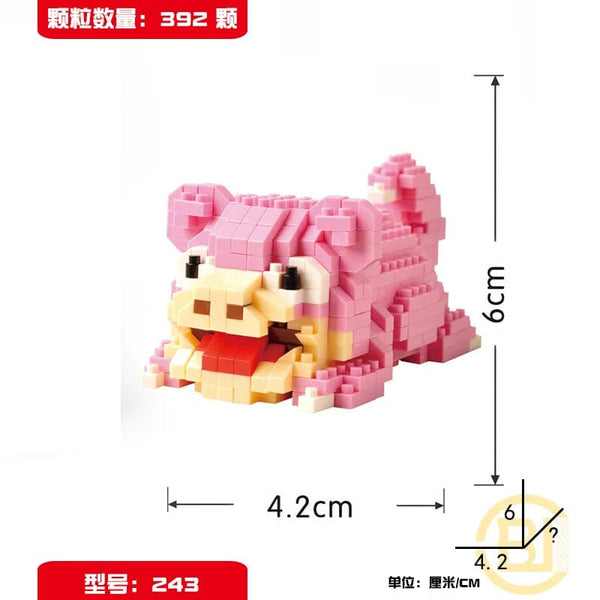 Planet Gates DIY Pokemon Blocks Small Cartoon Mini Building Block Pikachu Charizard Eevee Mewtwo Anime Assemble Action Model Dolls Toys
