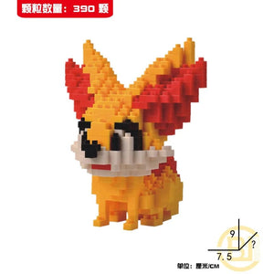 Planet Gates DIY Pokemon Blocks Small Cartoon Mini Building Block Pikachu Charizard Eevee Mewtwo Anime Assemble Action Model Dolls Toys