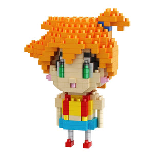 Planet Gates DIY Pokemon Blocks Small Cartoon Mini Building Block Pikachu Charizard Eevee Mewtwo Anime Assemble Action Model Dolls Toys