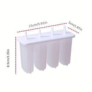 Planet Gates DIY Popsicle Mold 1pc, Popsicle Mold, 4 Cavity Home Ice Cream Mold DIY Homemade Popsicle Mold Children's Creative Ice Cream Popsicle Box, Summer Kitchen Gadgets, Kitchen Stuff, Kitchen Accessories, Home Kitchen Items