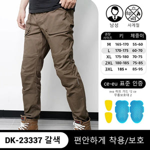 Planet Gates DK-23337 Coffee / M DUHAN Summer Breathable Motorcycle Pants Anti Drop Wear-resistant Logging Pants Male Commuting Motocross Equipment Reflective