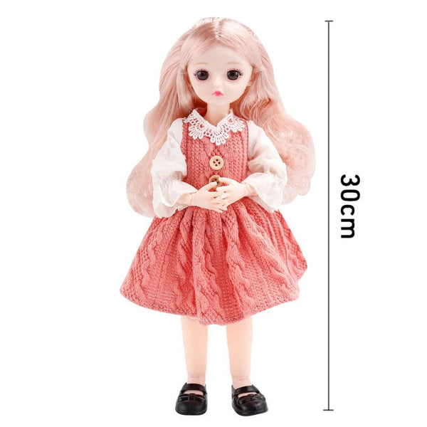 Planet Gates DM8 clothes 12inch 30cm Princess BJD Doll Full Set Clothes Girl Gift Toys With Skirt Hat Headdress Girls Dress Up DIY Toys