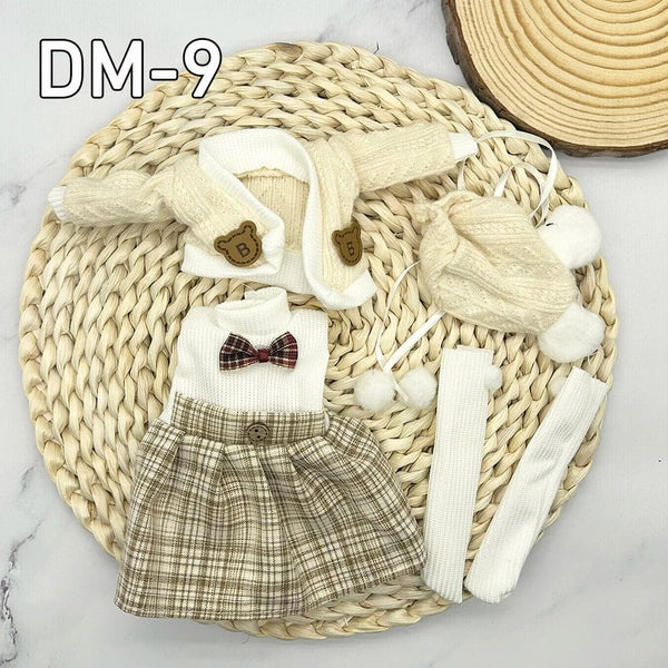 Planet Gates DM8 clothes 12inch 30cm Princess BJD Doll Full Set Clothes Girl Gift Toys With Skirt Hat Headdress Girls Dress Up DIY Toys