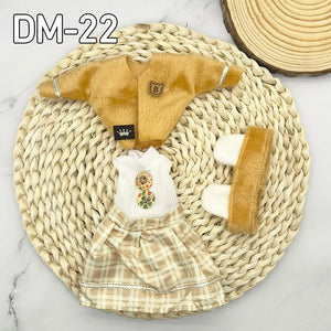Planet Gates DM8 clothes 12inch 30cm Princess BJD Doll Full Set Clothes Girl Gift Toys With Skirt Hat Headdress Girls Dress Up DIY Toys