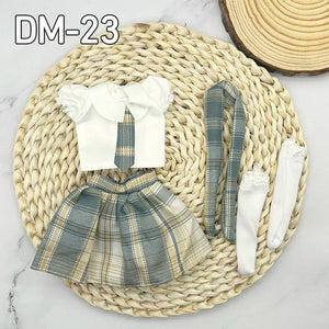 Planet Gates DM8 clothes 12inch 30cm Princess BJD Doll Full Set Clothes Girl Gift Toys With Skirt Hat Headdress Girls Dress Up DIY Toys