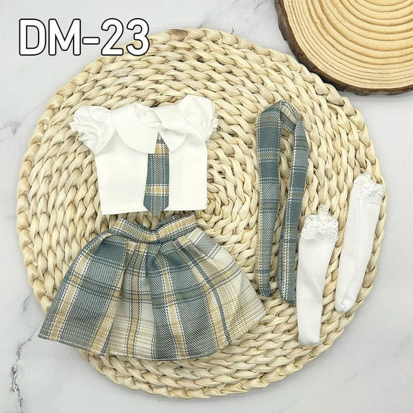 Planet Gates DM8 clothes 12inch 30cm Princess BJD Doll Full Set Clothes Girl Gift Toys With Skirt Hat Headdress Girls Dress Up DIY Toys