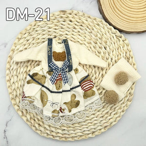 Planet Gates DM8 clothes 12inch 30cm Princess BJD Doll Full Set Clothes Girl Gift Toys With Skirt Hat Headdress Girls Dress Up DIY Toys