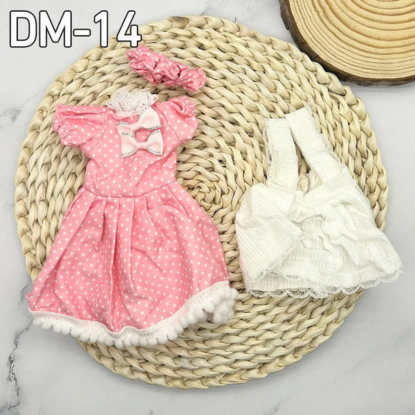Planet Gates DM8 clothes 12inch 30cm Princess BJD Doll Full Set Clothes Girl Gift Toys With Skirt Hat Headdress Girls Dress Up DIY Toys