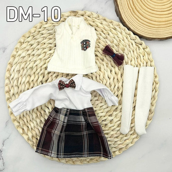 Planet Gates DM8 clothes 12inch 30cm Princess BJD Doll Full Set Clothes Girl Gift Toys With Skirt Hat Headdress Girls Dress Up DIY Toys