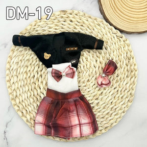 Planet Gates DM8 clothes 12inch 30cm Princess BJD Doll Full Set Clothes Girl Gift Toys With Skirt Hat Headdress Girls Dress Up DIY Toys
