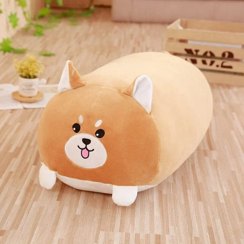 Planet Gates dog / 28cm Hot Sale Soft Animal Pillow 28/60cm Cute Cat Pig Dog Frog Plush Toy Stuffed Lovely Kids Birthyday Gift
