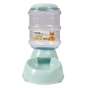 Planet Gates Dog Automatic Feeders Plastic Water Bottle Cat Bowl Feeding and Drinking Dog Water Dispenser Pet Feeding Bowl Pet Supplies