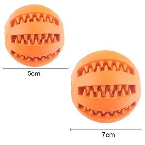 Planet Gates Dog Ball Toys for Small Dogs Interactive Elasticity Puppy Chew Toy Tooth Cleaning Rubber Food Ball Toy Pet Stuff Accessories