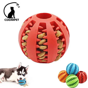 Planet Gates Dog Ball Toys for Small Dogs Interactive Elasticity Puppy Chew Toy Tooth Cleaning Rubber Food Ball Toy Pet Stuff Accessories