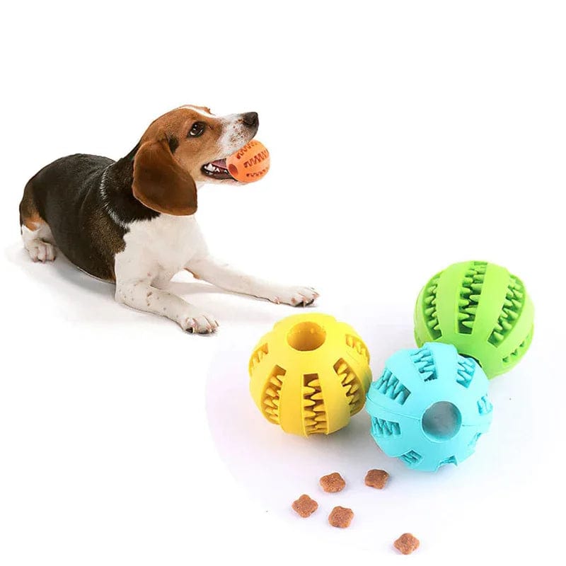 Planet Gates Dog Ball Toys for Small Dogs Interactive Elasticity Puppy Chew Toy Tooth Cleaning Rubber Food Ball Toy Pet Stuff Accessories